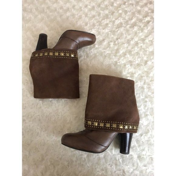 Ashbury Ankle Boots Heel Cuff Studded bootie - Picture 3 of 8